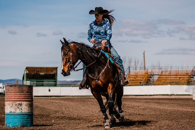 Elaine Black, Barrel Racer and North 40 Performance Distributor