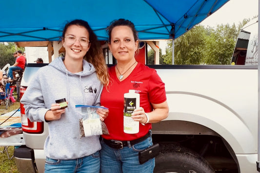 Manon, North 40 Performance Distributor holding Cool Energy Hemp Oil