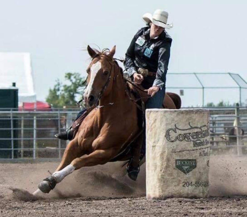 Breanna Boyes, North 40 Performance Ambassador, Barrel Racer