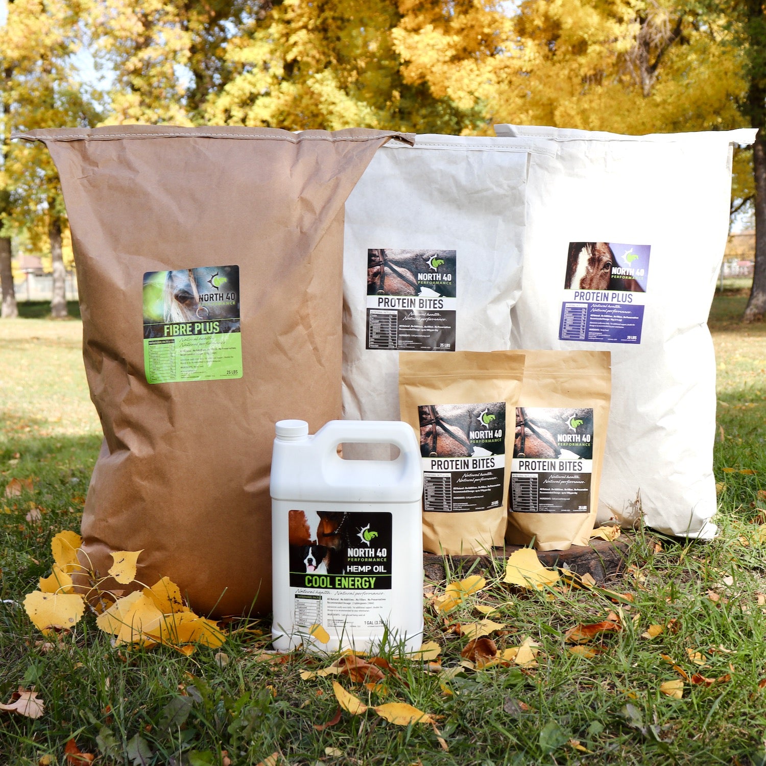 Hemp product collection from North 40 Performance