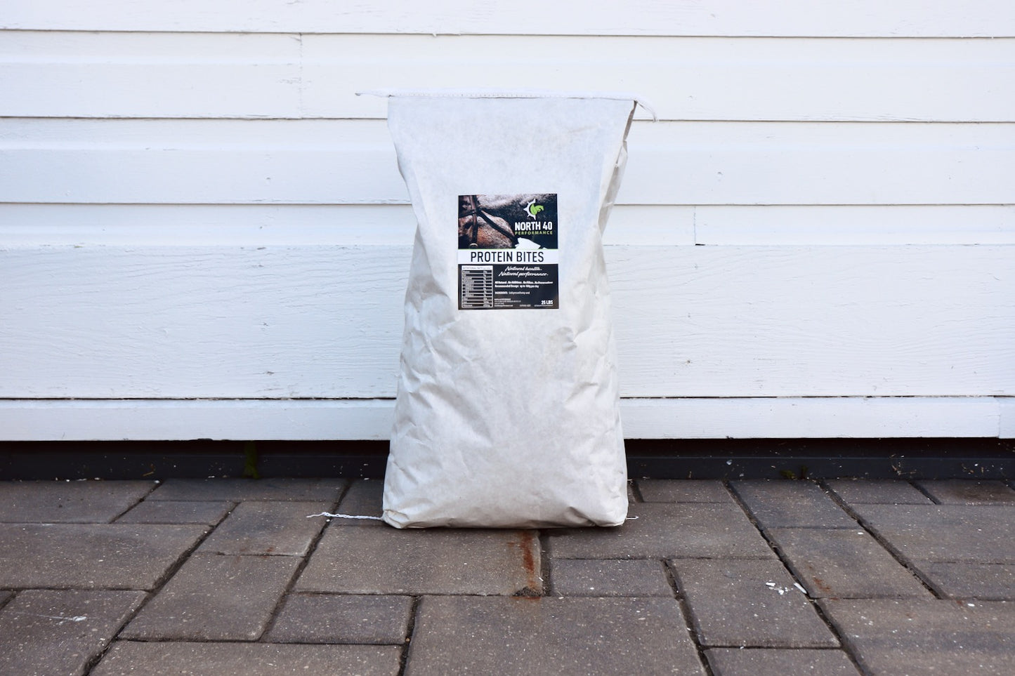 Protein Bites are a pelleted hemp based feed from North 40 Performance