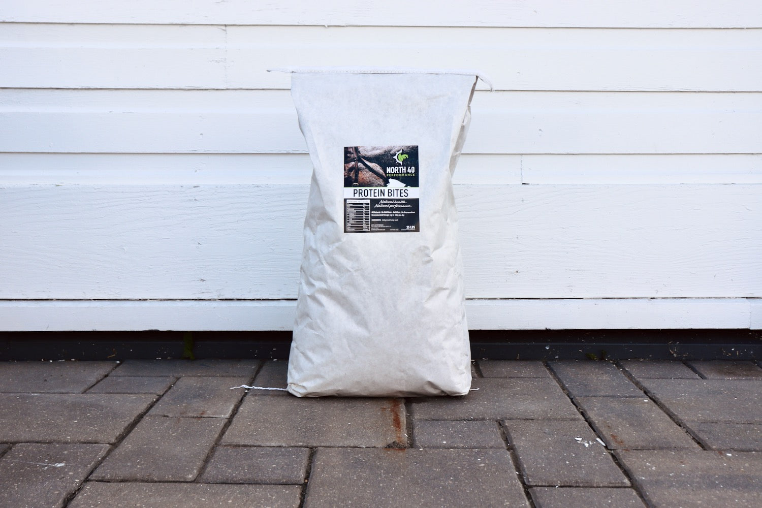 Protein Bites are a pelleted hemp based feed from North 40 Performance