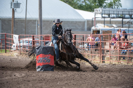 Harley Buchberger is a barrel racer and North 40 Performance Ambassador
