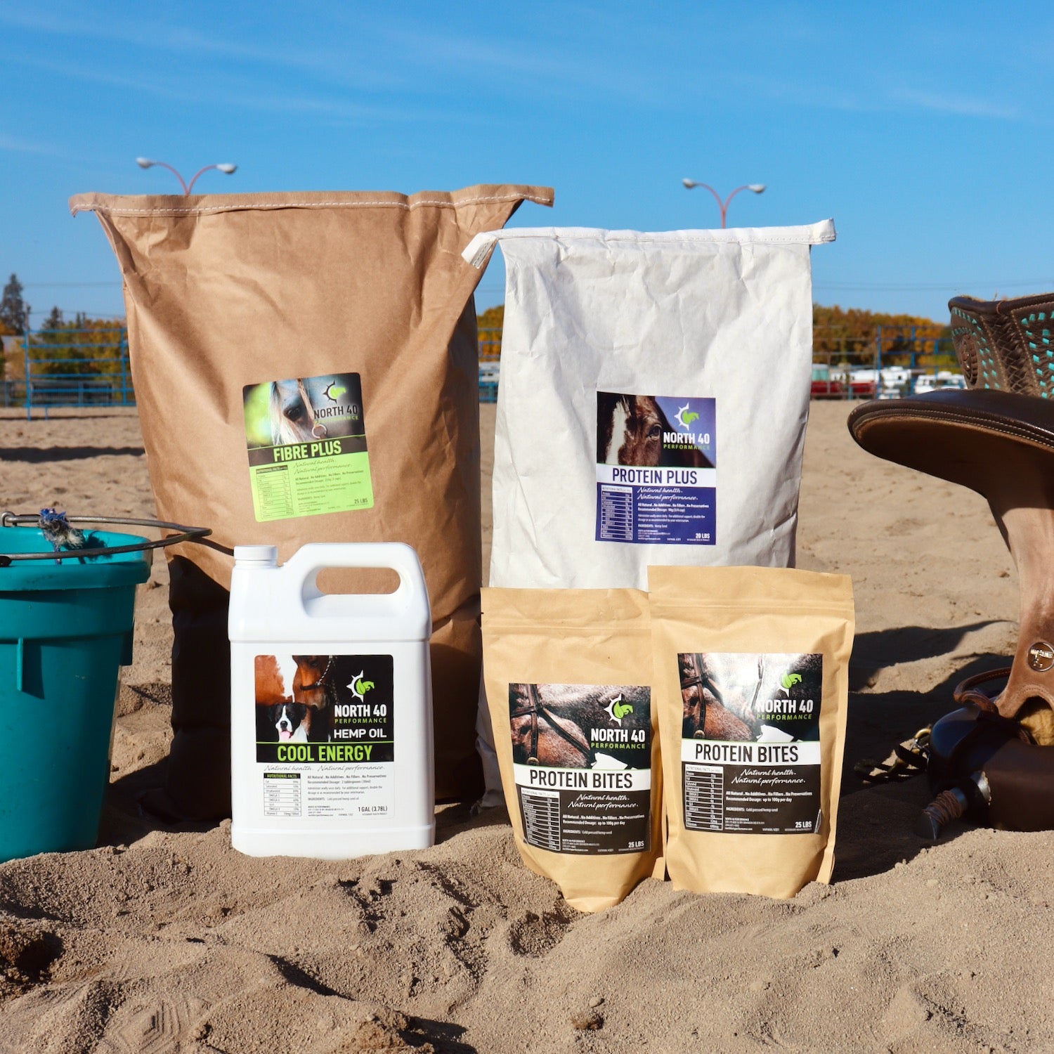 The hemp product lineup from North 40 Performance is great for performance horses.